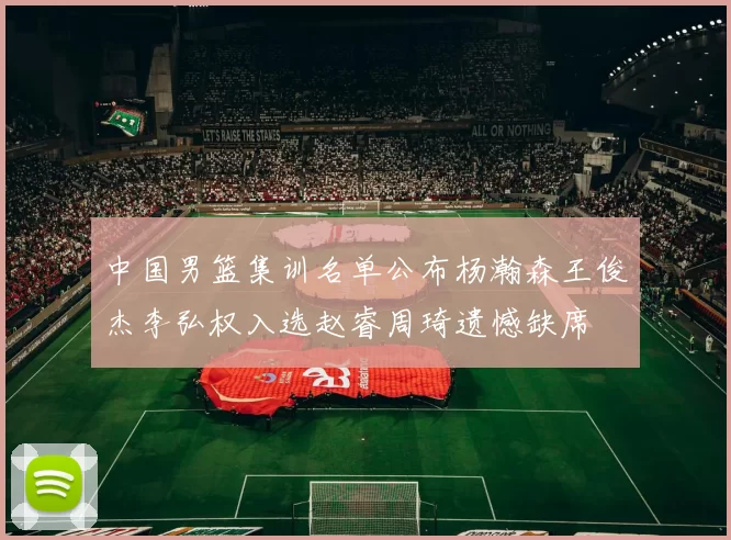 中国男篮集训名单公布杨瀚森王俊杰李弘权入选赵睿周琦遗憾缺席